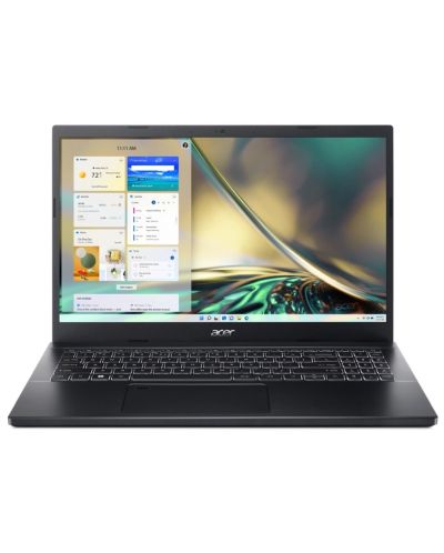 Лаптоп Acer - Aspire 7 A715-76G-531Q, 15.6'', FHD, i5, 512GB, черен - 1